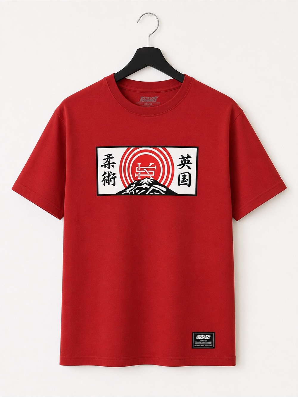 SCRAMBLE Brazilian Jiu-Jitsu Graphic Crewneck T-Shirt